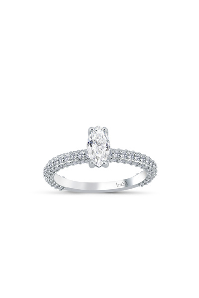 Luna 1.17 Karat G-sı Markiz Tektaş Pırlanta Yüzük