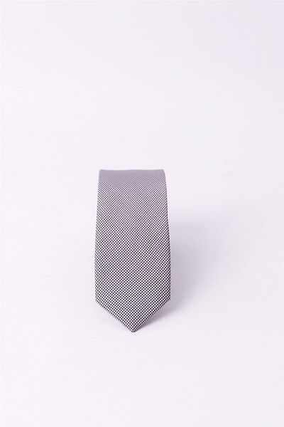 Tudors Self-Patterned Plain Men's Gray Tie