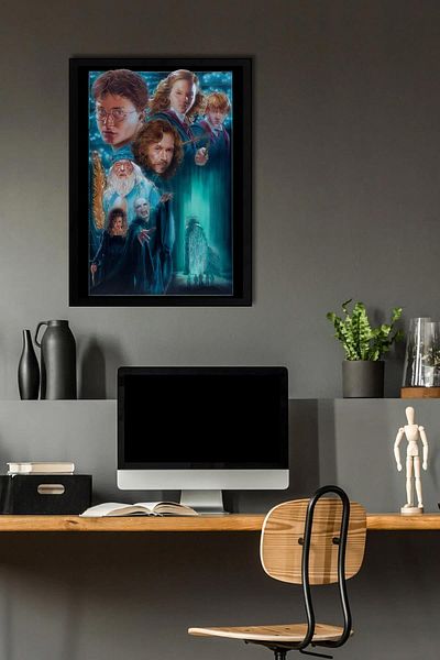 Saturn Harry Potter Framed Picture - Movie Poster Art Print