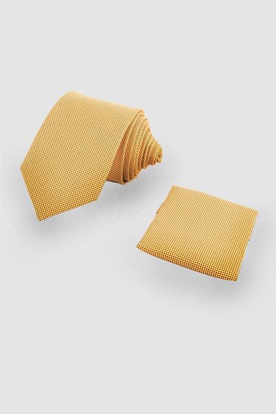Tudors Plain Men's Tie with Pocket Handkerchief