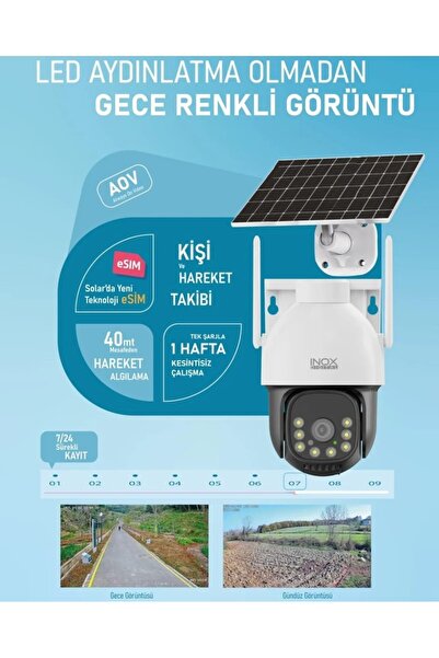 Genel Markalar Solar Kamera 4mp Genel Kullanım Ürünü