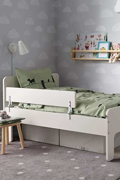 Binbirreyon Ξύλινο Πάνελ Προστασίας Παιδικού Κρεβατιού Φορητό 96x15cm PD030