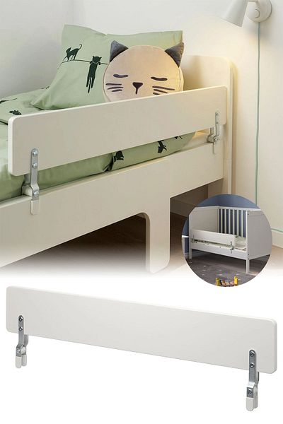 Binbirreyon Wooden Bed Barrier Child Protective Panel Portable 96X15Cm Pd030