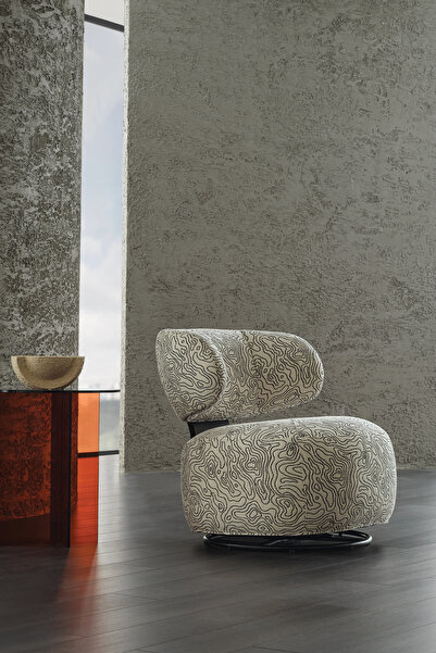 Enza Home Soho Döner Ayaklı Berjer - Beyaz