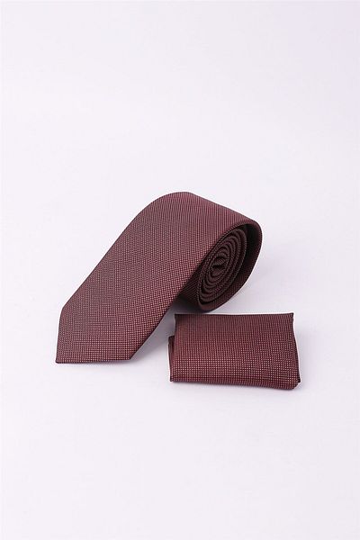 Tudors Plain Men's Tie with Pocket Handkerchief