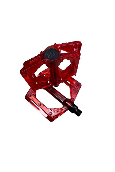 Rectus BİSİKLET PLATFORM PEDAL ÇİVİLİ TRANSPARAN KIRMIZI ŞEFFAF