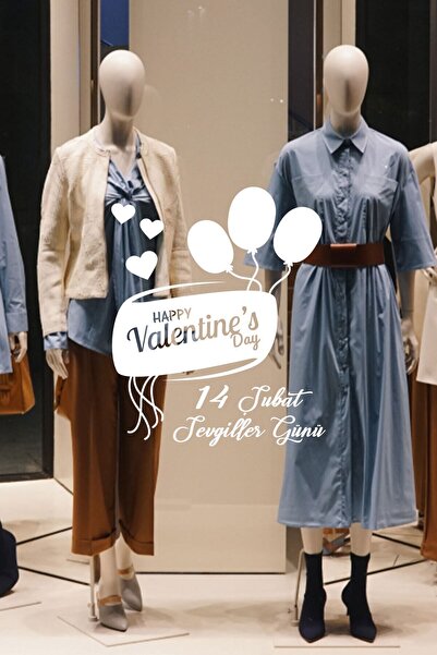 New Jargon Autocolant cu baloane zburătoare și inimi de 60 cm pentru Ziua Înd...