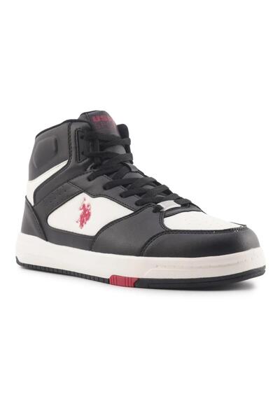 U.S. Polo Assn. حذاء رياضي أبيض للرجال من Presto Hi