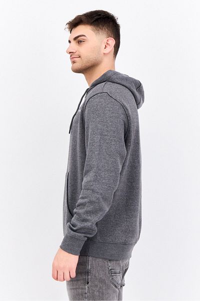 Crosshatch Men 2 Pieces Hooded Brand Logo Long Sleeve Sweatshirts, Red