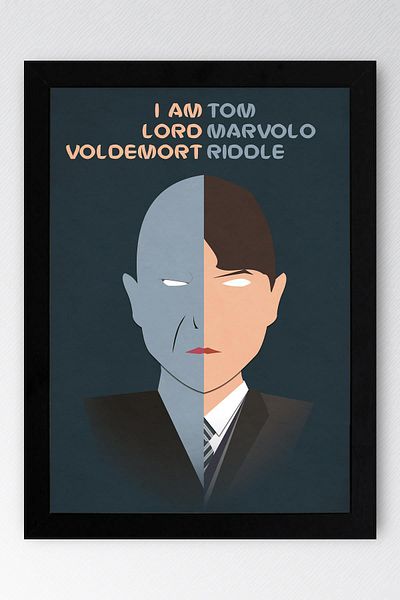 Saturn Harry Potter Lord Voldemort Pictură înrămată - Pictură poster film