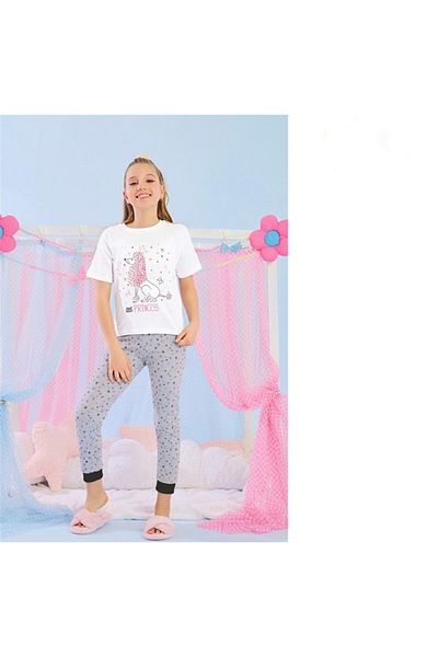 Ugly Duck 03-10 ani Seturi de pijamale cu jumătate de mânecă pentru fete Hillary
