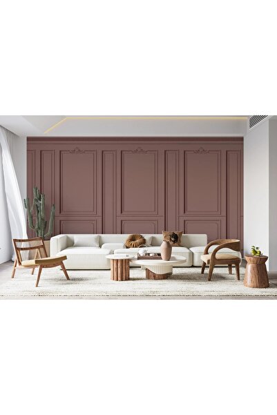 MORDENTE HOME KAHVERENGİ ÇITA DESENLİ DUVAR KAĞIDI (İSTENİLEN ÖLÇÜDE ÜRETİLMEKTEDİR)
