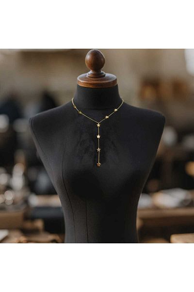 MR Y Model Star Figure Necklace