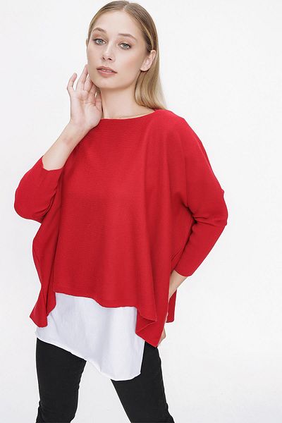 CHUBA Women's Knitwear Poncho - Model 20w104