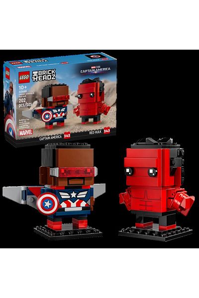 LEGO 40668 Captain America and Red Hulk Figures
