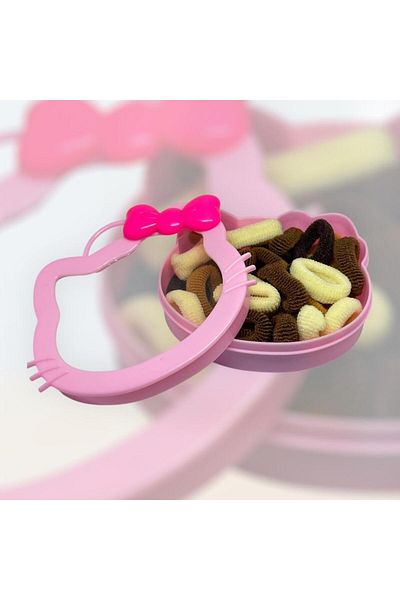 bijoux uniques Hello Kity Boxed Rubber Buckle Set
