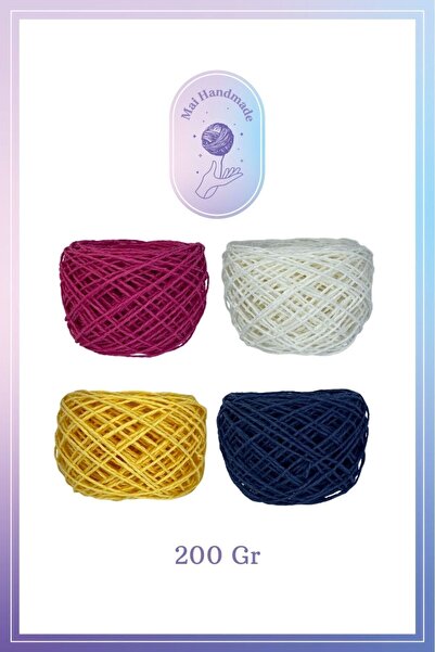 Mai Handmade Kağıt Ip 4’lü Set