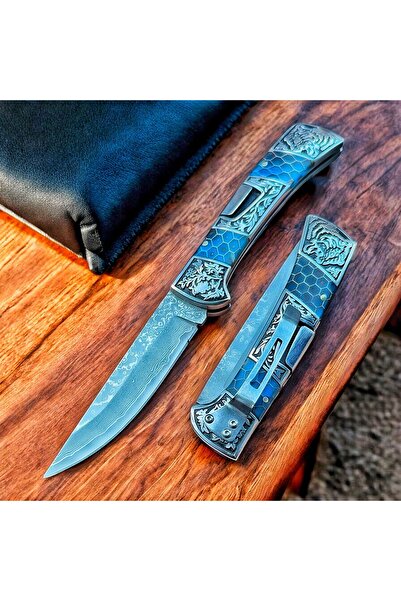 John Connely ŞAM ÇELİĞİ DAMASCUS PASLANMAZ HOBİ VE KAMP BIÇAĞI