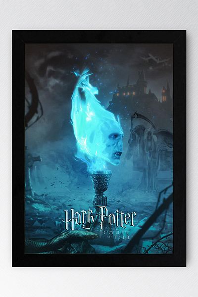 Saturn Harry Potter și paharul de foc cu cadru - pictură poster film