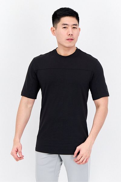 adidas Men Sportswear Fit Short Sleeve Training T-shirt, Black