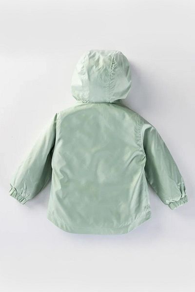 Ofislot Scoop Print, Long Sleeve, Zip-Up and Hooded Rain Coat for Baby Boys and Children
