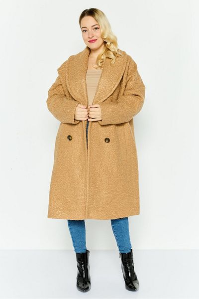 Anne Klein Women Textured Softshell Jacket, Camel