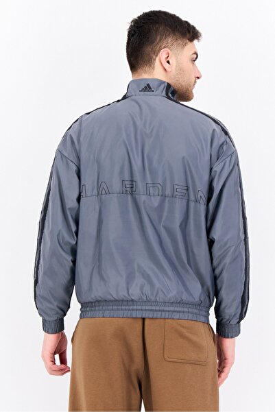 adidas Men Sportswear Fit Long Sleeve Outdoor Jacket, Grey