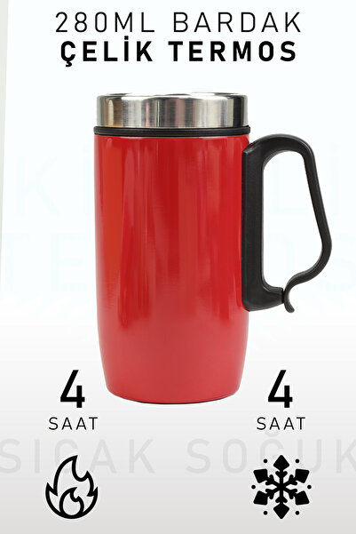 İkon store 280ml Steel Thermos with Handle