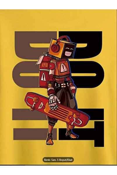 Derays Robot Printed Comfortable Fit Summer Men's Bottom Top Suit