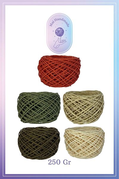 Mai Handmade Σετ σχοινί χαρτιού των 5