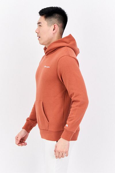 Champion Men Sportswear Fit Long Sleeves Outdoor Hoodies, Rust