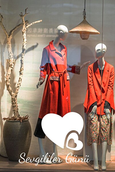 New Jargon 14 Şubat Sevgililer Günü Bir Bütün Kalp 60 Cm Sticker