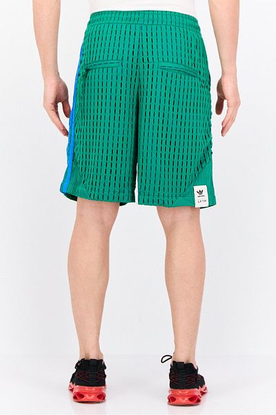 adidas Men Sportswear Fit Training Shorts, Green Combo