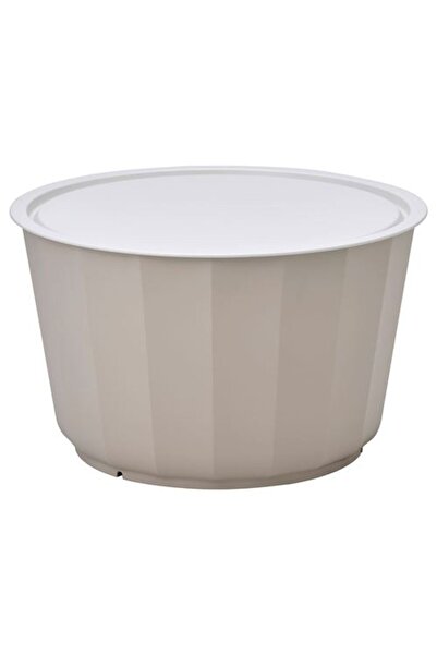 IKEA - LAGASKAR, bahçe sehpası, bej, 74 cm