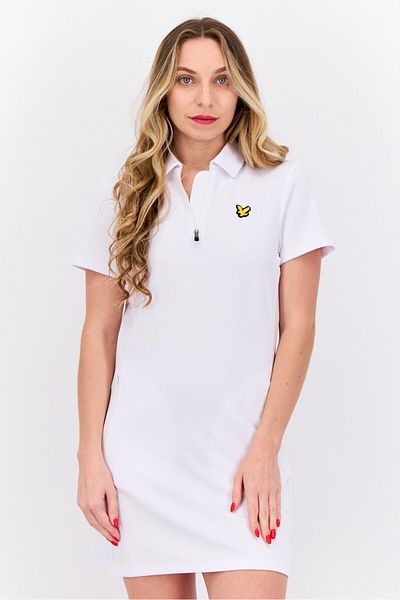 Lyle & Scott Women Brand Logo Mini Dress, White