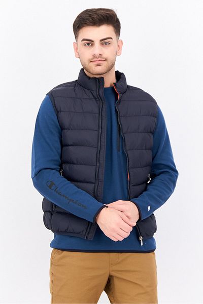 Sorbino Men Quilted Puffer Jacket Vest, Dark Navy