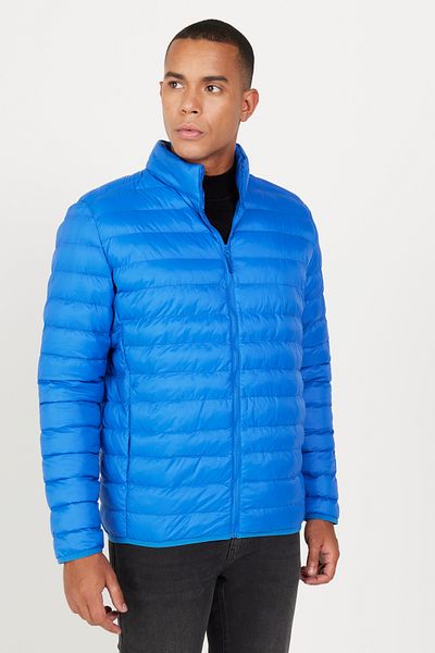 AC&Co / Altınyıldız Classics Ανδρικό παλτό Saks Standard Fit Normal Cut Stand γιακά
