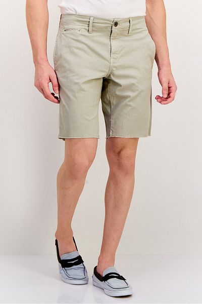 Paperbacks Men Solid Chino Shorts, Stone