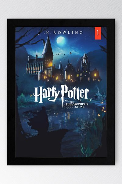 Saturn Harry Potter and the Philosophers Stone Framed Painting - Movie Poster Painting