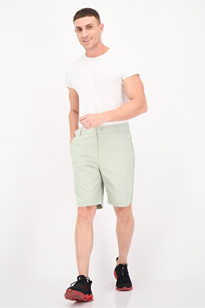 Champion Men Custom Fit Solid Outdoor Shorts, Sage Green
