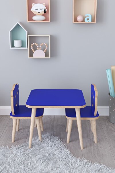 HOMS Bambi Homs blue children's table + 2 chairs set