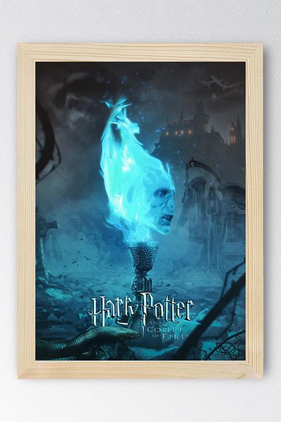 Saturn Harry Potter și paharul de foc cu cadru - pictură poster film
