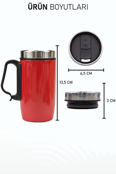 İkon store 280ml Steel Thermos with Handle