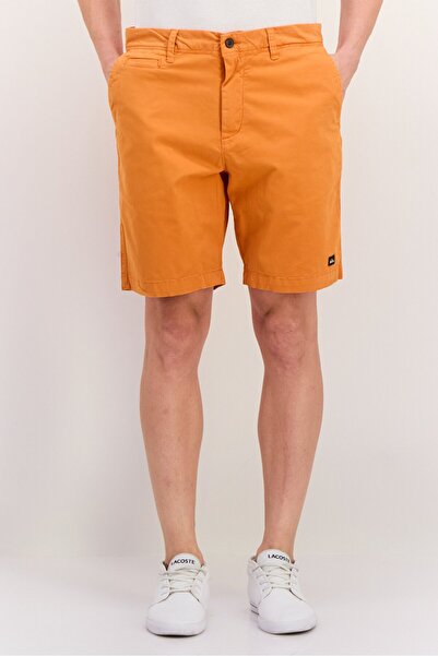 Quiksilver شورت رجالي سادة بقصّة عادية، برتقالي