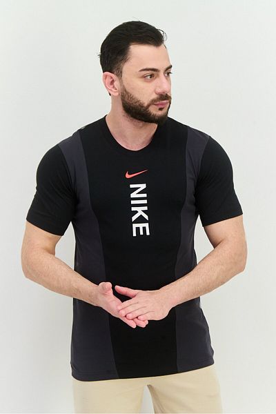Nike Men Sportswear Fit Short Sleeves Training T-shirt, Black