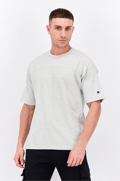 Champion Men Sportswear Fit Short Sleeves Training T-shirt, Heather Grey