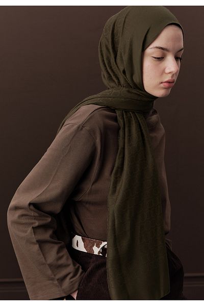 Fresh Premium Dark Mink Plain Shawl - Wool Design