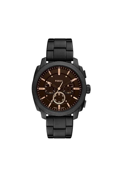 Fossil Machine Schwarze Herrenuhr Fs6097