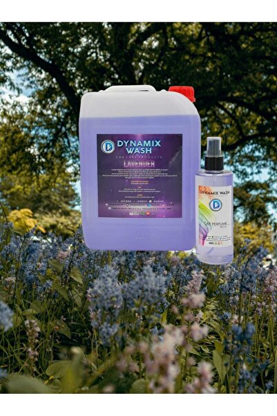 dynamix wash Lavanta Parfümü 2'li Set 5 Lt - 250 ml Ev Parfümü, Ortam Parfümü
