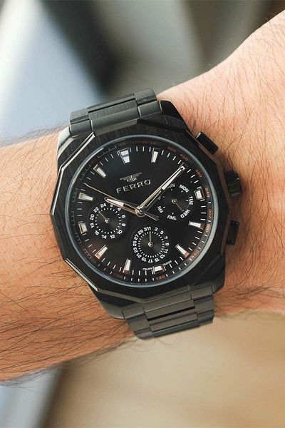 FERRO Fm11520G Men's Watch with Steel Band